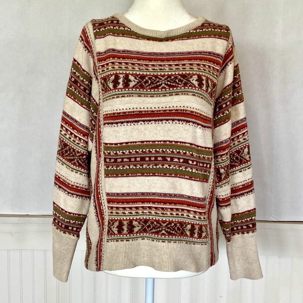 Chaps Ralph Lauren Cotton/linen Sweater Sz M